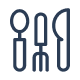 Chinaware, cutlery​